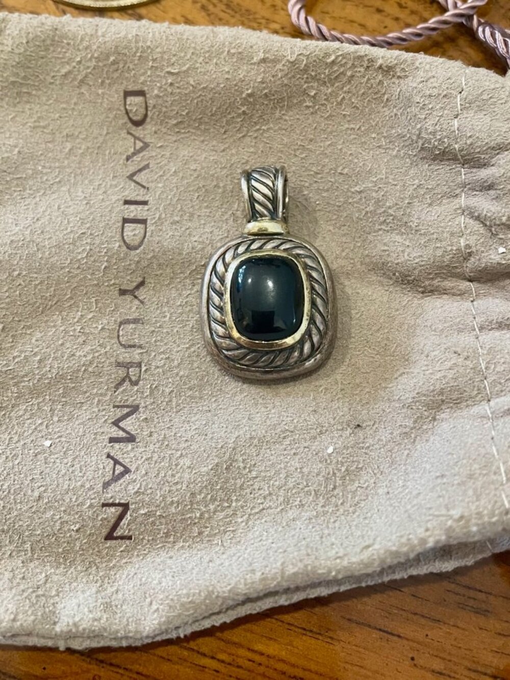 David Yurman Onyx Albion Pendant